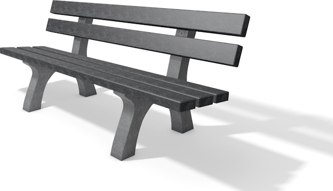 Banc Absinthe Coloris Gris/Noir